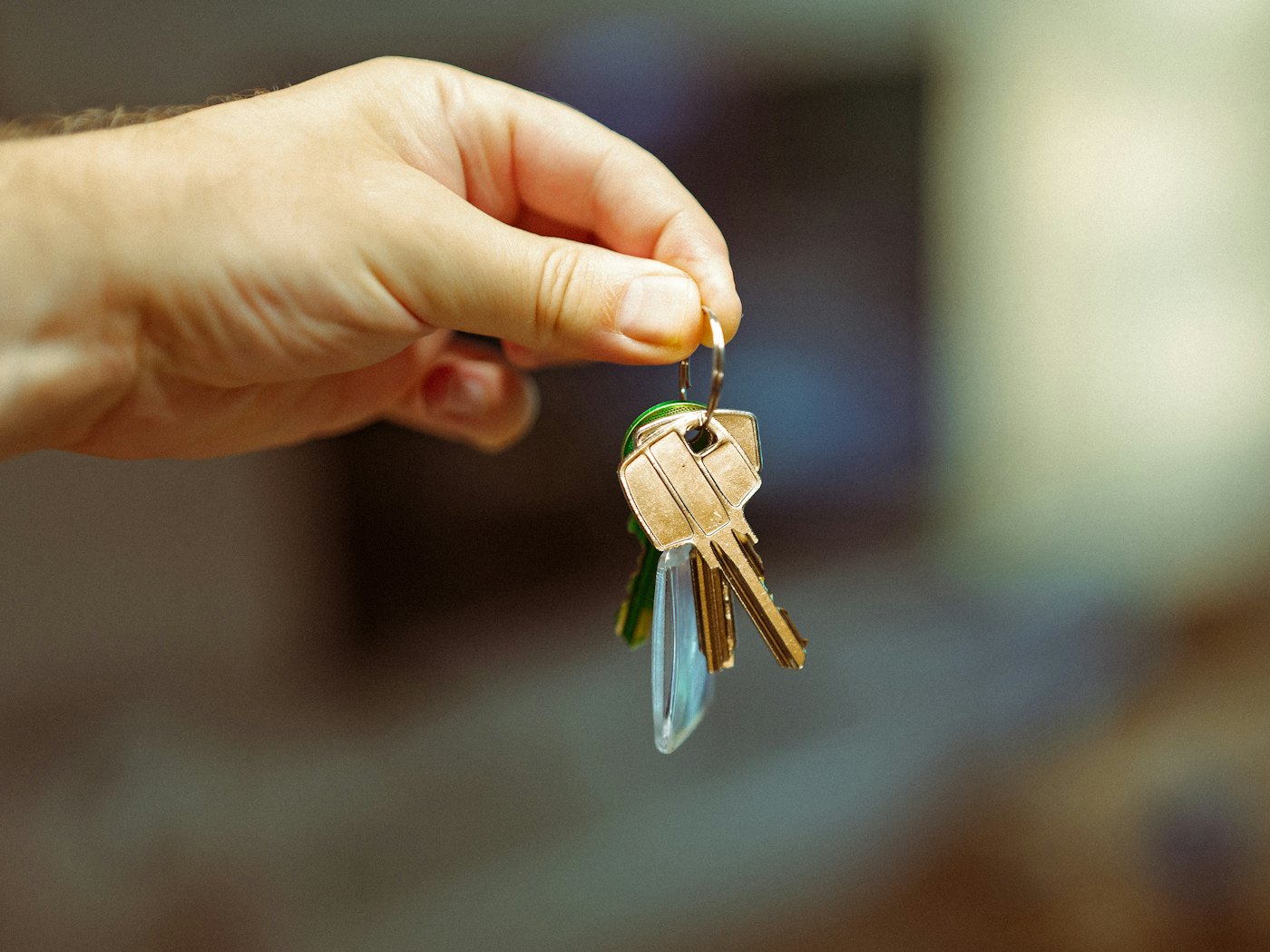 A set of keys being handed over