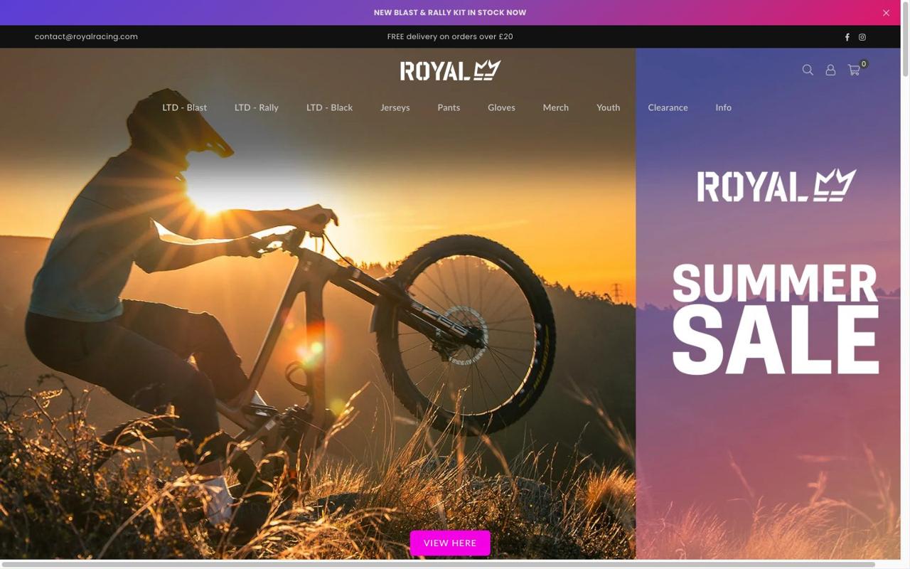 The Royal Racing homepage